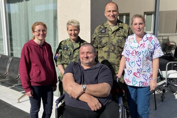 Nrtm. Milan Hudeček, válečný veterán.